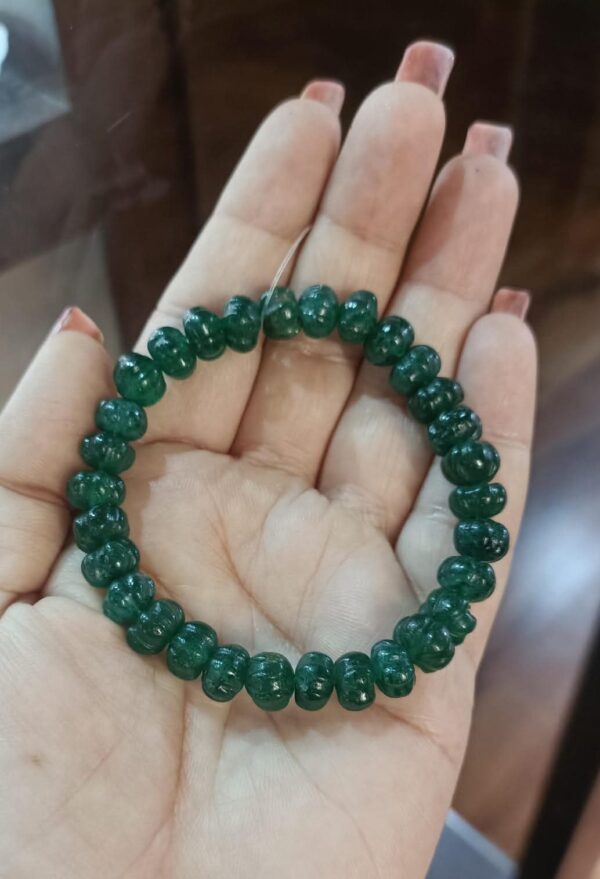 Green Jade Bracelet for Luck, Abundance and Emotional Balance