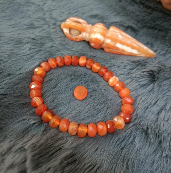 Carnelian Bracelet for Motivation, Creativity and Courage