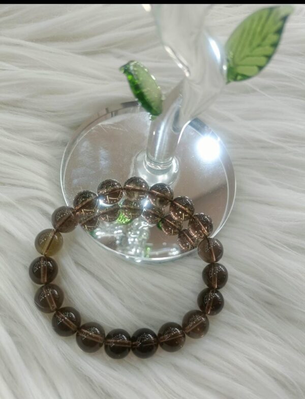Smoky Quartz Bracelet for Release, Grounding and Energetic Detox